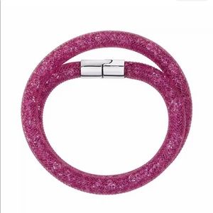 SWAROVSKI Stardust Pink Double Bracelet/Necklace